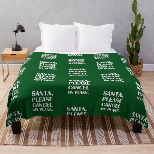 Item preview, Santa, Please Cancel My Plans: Green Edition / Introvert Joke Funny T-Shirt Label designed and sold by introvertvibes.