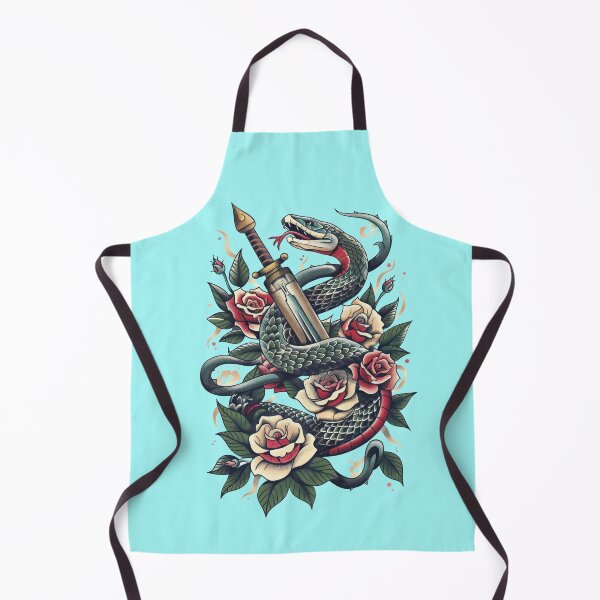Item preview, Tattoo Snake with Sword designed and sold by Mauswohn.