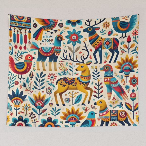 Item preview, Otomi Mexican art designed and sold by edleon.