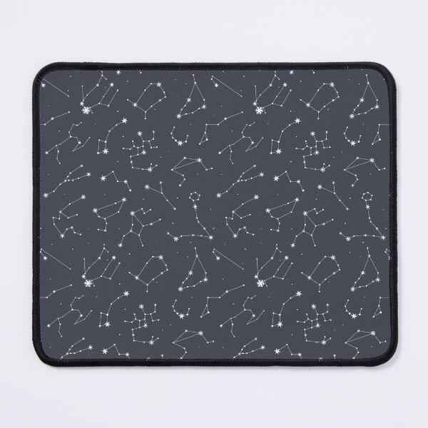 Item preview, Celestial Constellations Line Art - White on Dark Blue designed and sold by BiRoMaConcept.