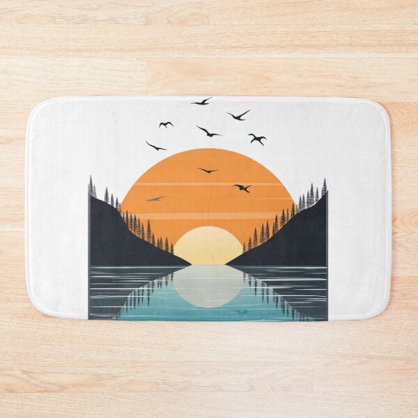 Item preview, Sunset in mountain view designed and sold by vectorillus.