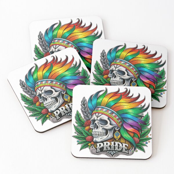 Item preview, Skull LGBT Rainbow Pride designed and sold by LeeLooUA.
