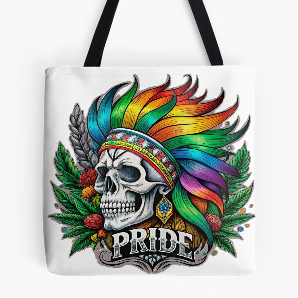 Item preview, Skull LGBT Rainbow Pride designed and sold by LeeLooUA.