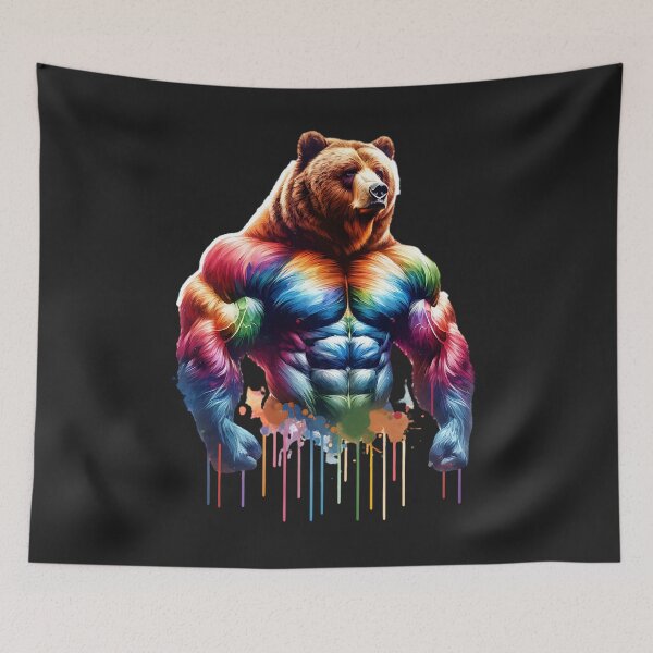 Item preview, Muscle Bear designed and sold by AwesomeBeyondLimits.