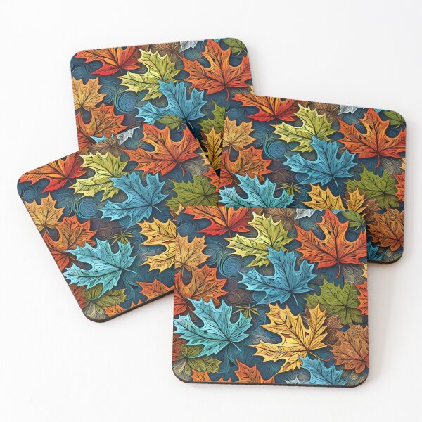 Item preview, Fall Leaves In Color designed and sold by Paw's Arts.