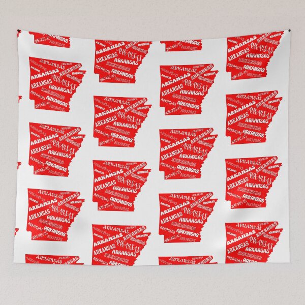 Item preview, Arkansas School Spirit in True Red designed and sold by Spike The Punch Design Co..