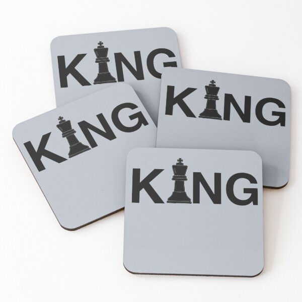 Item preview, KING Chess-Inspired Typography Design” designed and sold by CreationbyNiki.