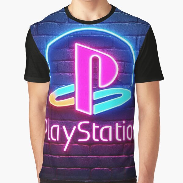 Vista previa del artículo con la obra «Logotipo de PS Neon», diseñado y vendido por RoiKKouShop.