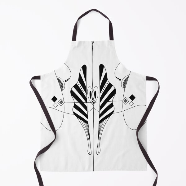 Item preview, Minimal drawing in black and white a symmetrical design designed and sold by LineDigi.