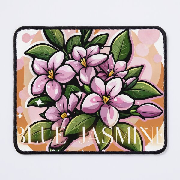 Item preview, Sticker T-Shirt Design Flowers: BLUE JASMINE designed and sold by ForeverPrintsOK.