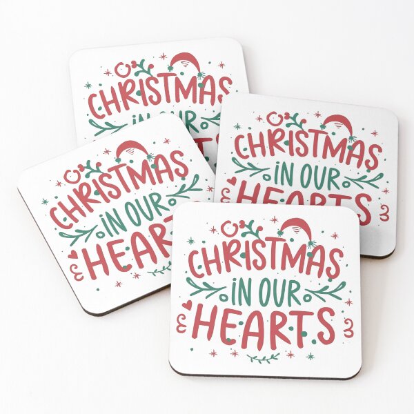 Item preview, Christmas in Our Hearts | Festive Design for Stickers, Mugs, Decor and More designed and sold by HahaHandlesHub.