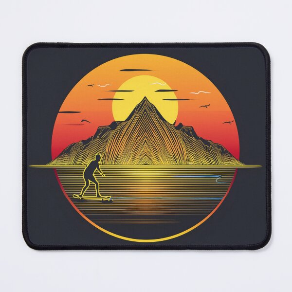Item preview, Sunset in mountain view designed and sold by vectorillus.