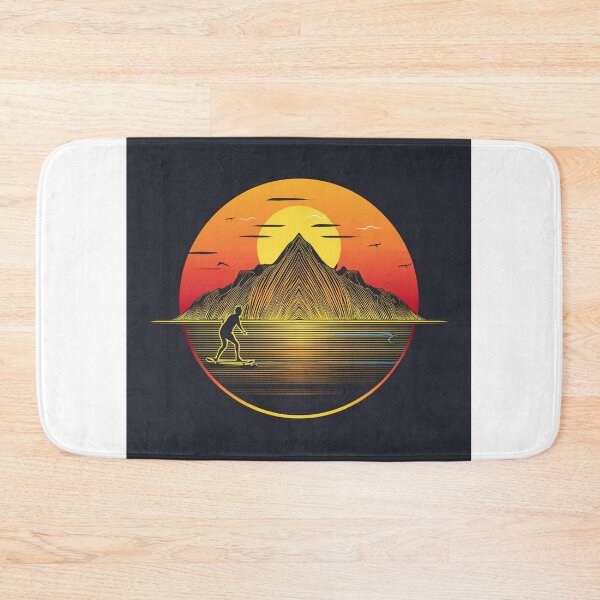 Item preview, Sunset in mountain view designed and sold by vectorillus.
