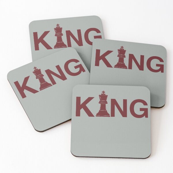 Item preview, KING Chess-Inspired Typography Design” designed and sold by CreationbyNiki.