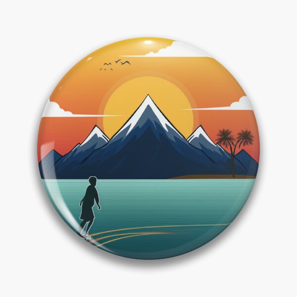 Item preview, Sunset in mountain view designed and sold by vectorillus.