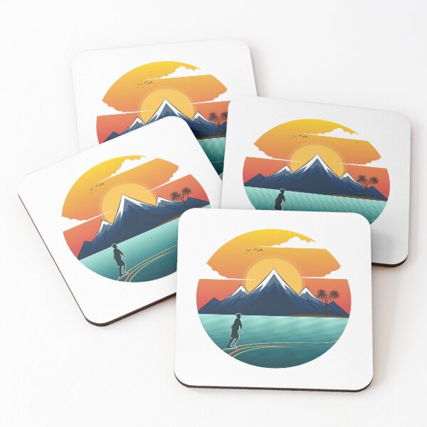 Item preview, Sunset in mountain view designed and sold by vectorillus.
