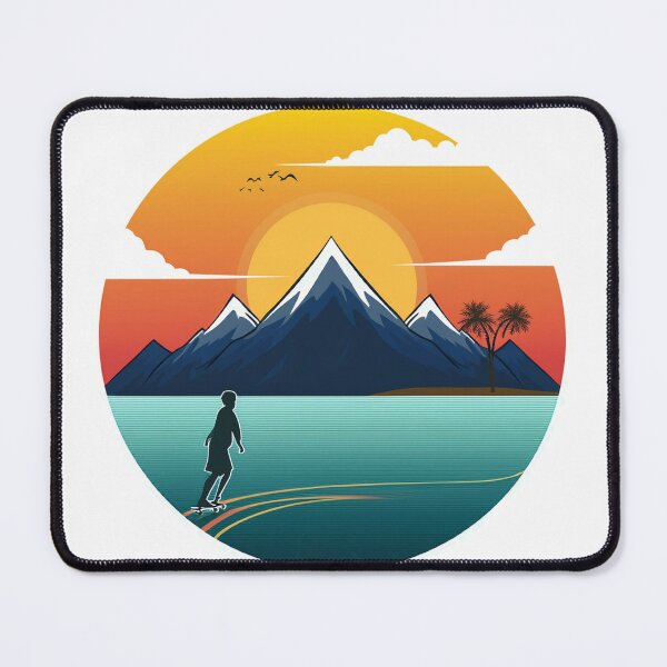 Item preview, Sunset in mountain view designed and sold by vectorillus.