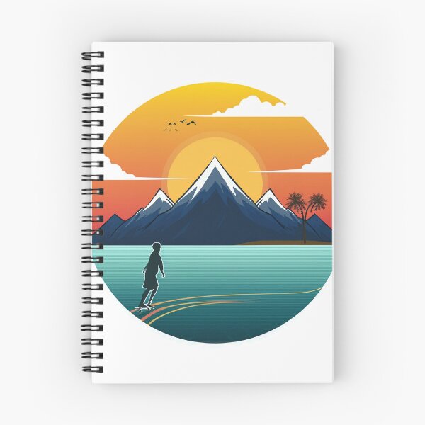 Item preview, Sunset in mountain view designed and sold by vectorillus.