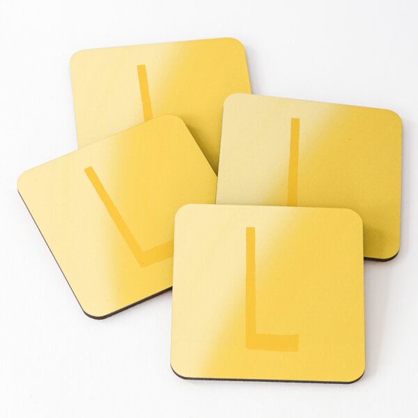 Item preview, Yellow L with Gradient Background designed and sold by MusicQueen17.