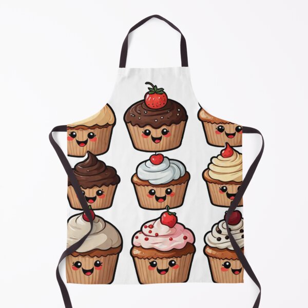 Item preview, Smiling Kawaii Muffin Squad: Sweet Treats with Personality! designed and sold by SketchOnScreen.