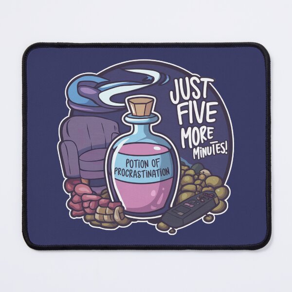 Item preview, Potion of Procrastination: Just Five More Minutes! designed and sold by MonkiFlipp.