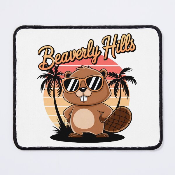 Item preview, Beaverly Hills Cool Beaver designed and sold by SRXTees.