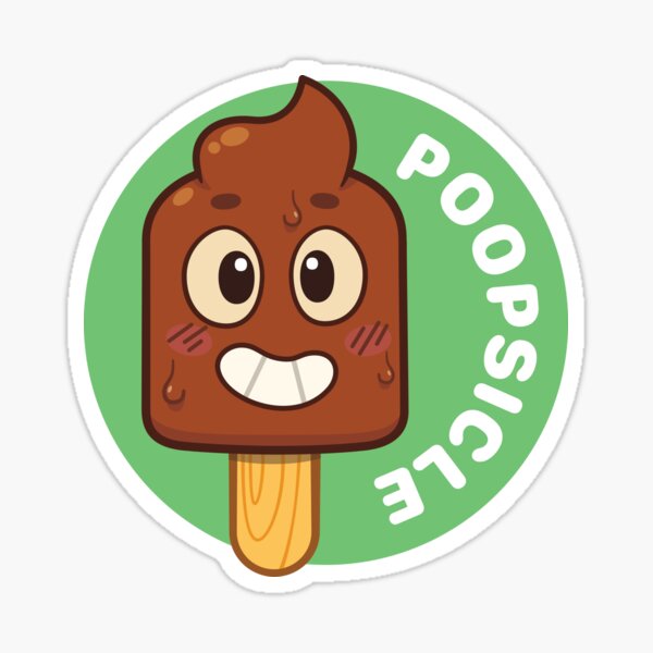Poopsicle Emoji Sticker