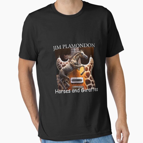 Jim Plamondon Horses and Giraffes Album Horse Giraffe Guitar Essential T-Shirt