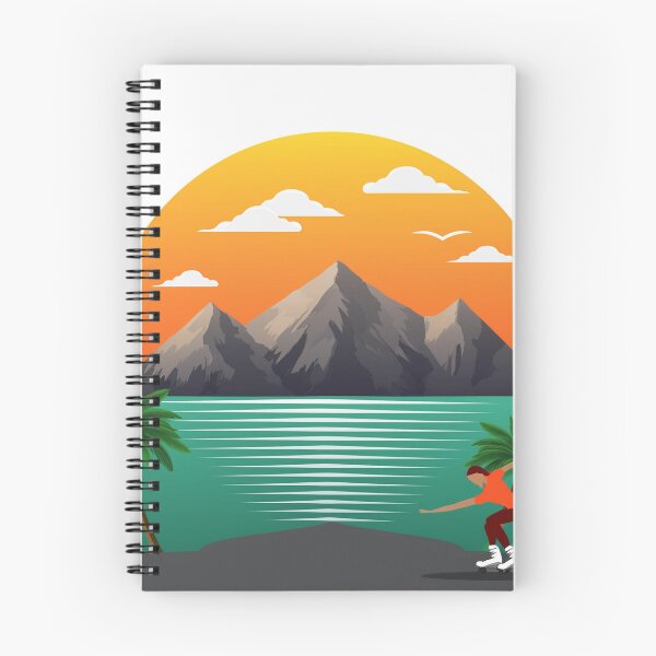 Item preview, Sunset in mountain view designed and sold by vectorillus.