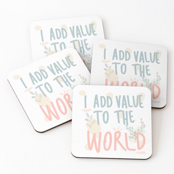 Item preview, I ADD VALUE TO THE WORLD designed and sold by successmom.
