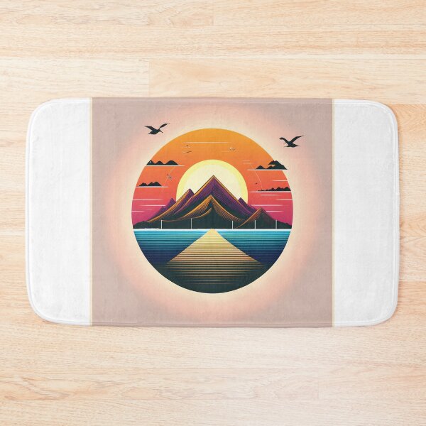 Item preview, Sunset in mountain view designed and sold by vectorillus.