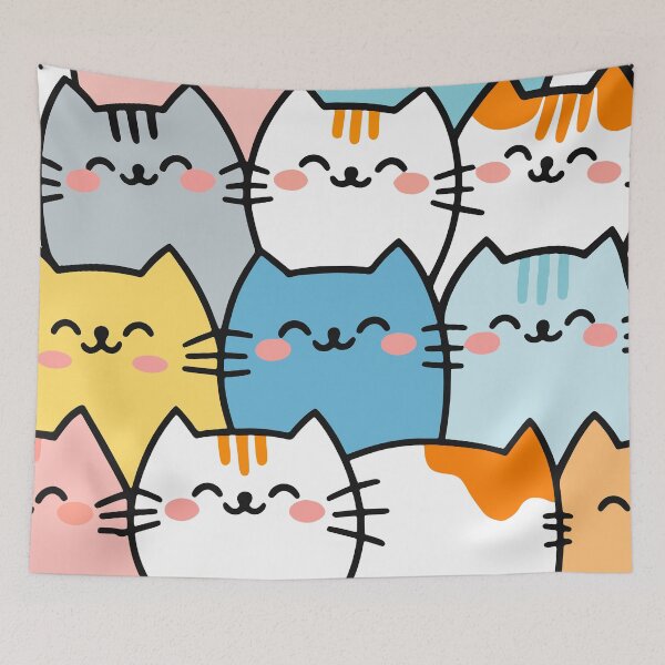 Item preview, Pyramid of Happy Cats: A Tower of Feline Joy designed and sold by Timegraf.