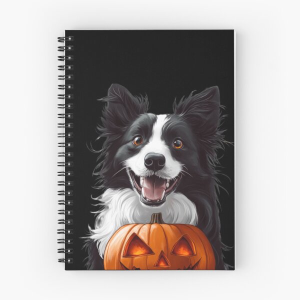 Item preview, Adorable Border Collie with a Pumpkin. designed and sold by Kyumi12.