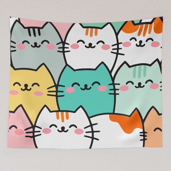 Item preview, Pyramid of Happy Cats: A Tower of Feline Joy designed and sold by Timegraf.