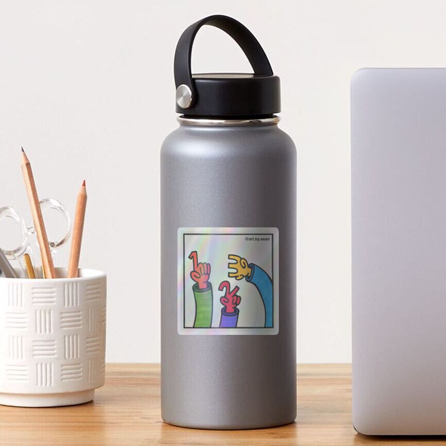 Item preview, Holographic Sticker designed and sold by art-by-sean.