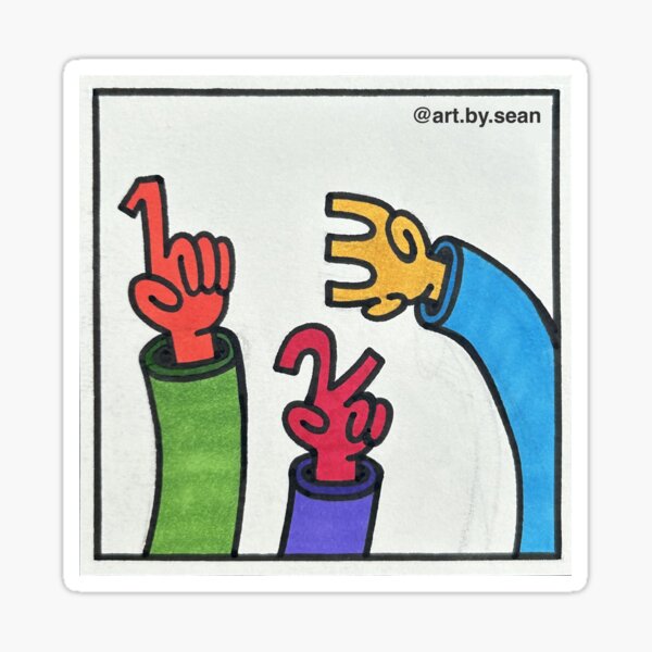 123 Sticker