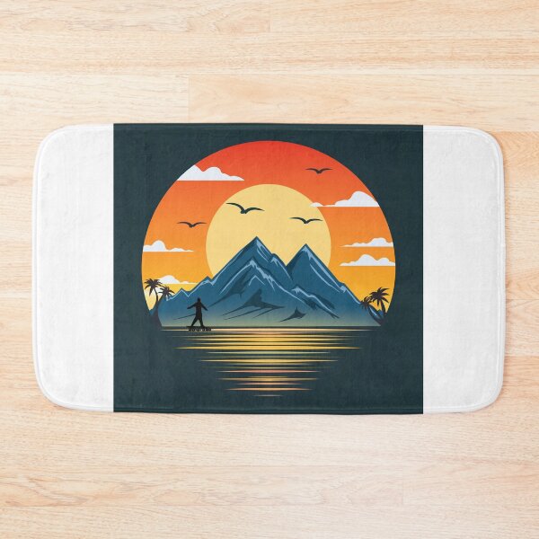Item preview, Sunset in mountain view designed and sold by vectorillus.