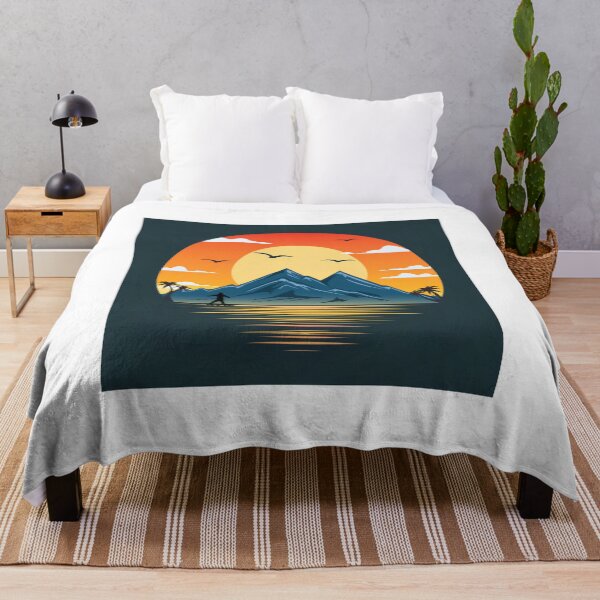 Item preview, Sunset in mountain view designed and sold by vectorillus.