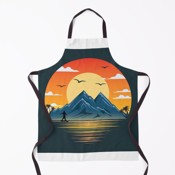 Item preview, Sunset in mountain view designed and sold by vectorillus.