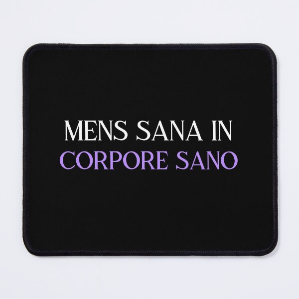 Item preview, Mens Sana in Corpore Sano white purple designed and sold by VRedBaller.