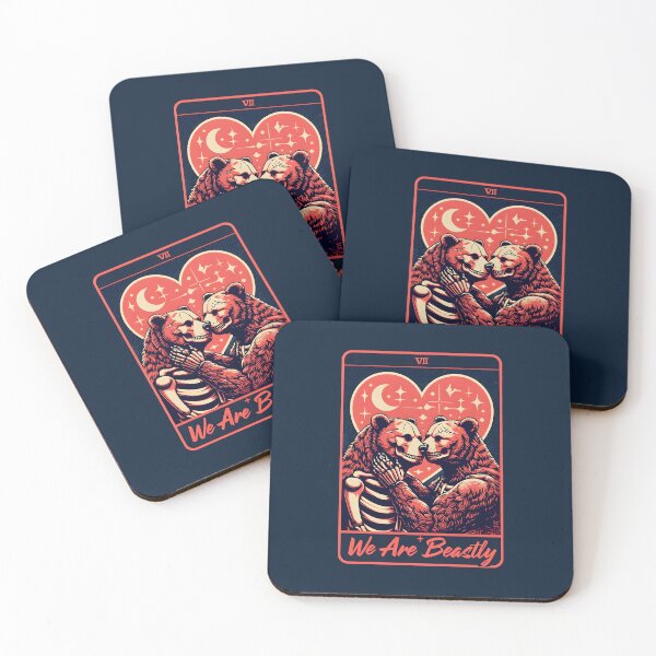 Item preview, We Are Beastly - Romantic Skeleton Bear Tarot Card Art designed and sold by THEURSAMAJOR.
