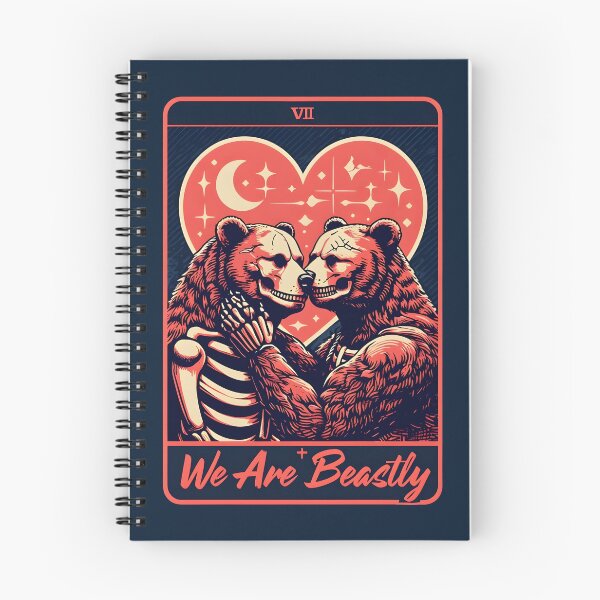 Item preview, We Are Beastly - Romantic Skeleton Bear Tarot Card Art designed and sold by THEURSAMAJOR.