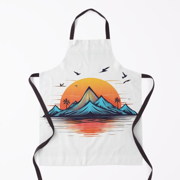 Item preview, Sunset in mountain view designed and sold by vectorillus.