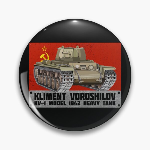 Item preview, KV-1 1942 WW2 Tank Vintage Russian Flag designed and sold by MilitaryMart.