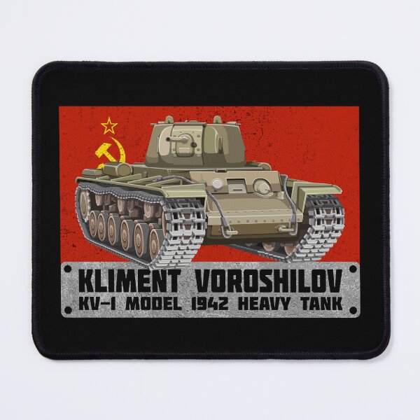 Item preview, KV-1 1942 WW2 Tank Vintage Russian Flag designed and sold by MilitaryMart.