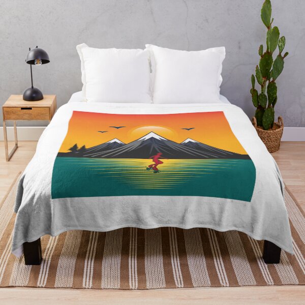 Item preview, Sunset in mountain view designed and sold by vectorillus.