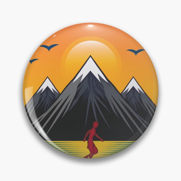 Item preview, Sunset in mountain view designed and sold by vectorillus.