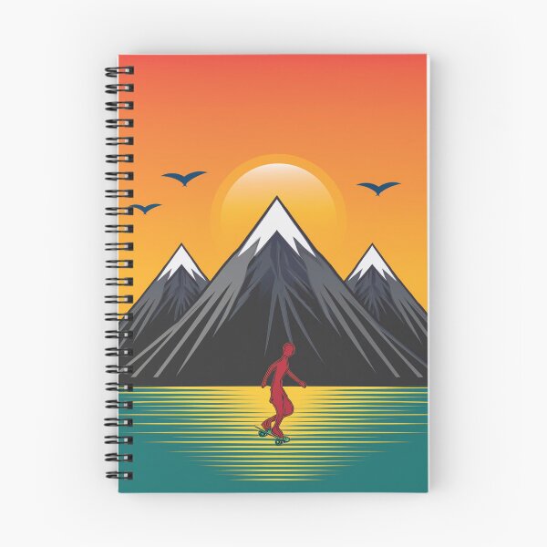 Item preview, Sunset in mountain view designed and sold by vectorillus.
