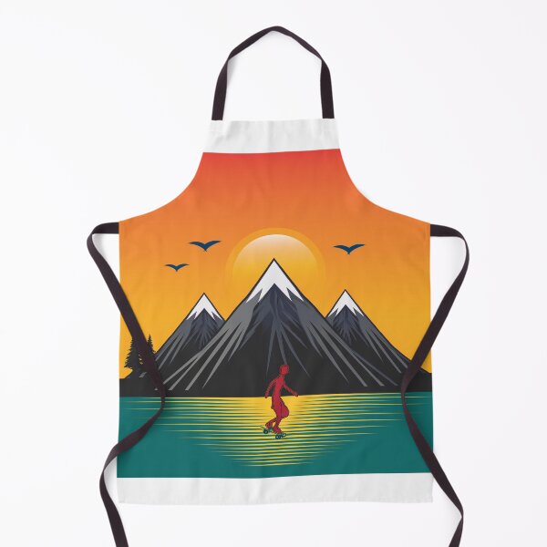 Item preview, Sunset in mountain view designed and sold by vectorillus.