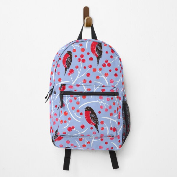 Item preview, Winter Robins with Holly Berries designed and sold by Pixelchicken.